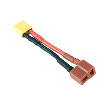 XT30 Male to TPlug Compatible with Deans Female 16AWG Adapter Cable 5CM for Turnigy Lipo RC Battery Reliable Connection