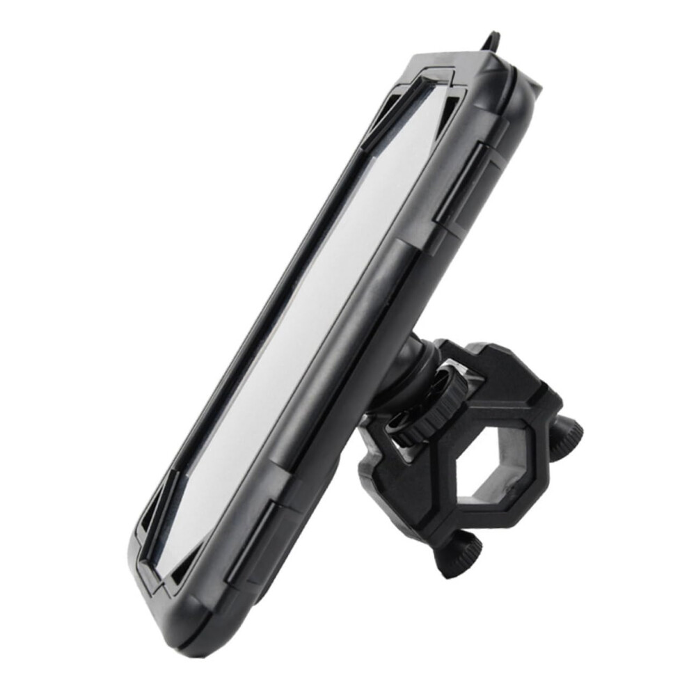 Rotatable Motorcycle Phone Holder With Silicone Abs Build, Secure AntiâVibration Bike Mount For Handlebar 9073542109327