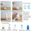 2 Pack Foaming Soap Dispenser 15Oz Refillable Foam Liquid Hand Soap Empty Plastic Pump Bottle Container - Clear 450Ml 5