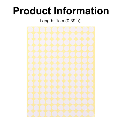 Étiquettes Blanches Autocollantes DIY Pour Cadeau 1
