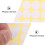 Étiquettes Blanches Autocollantes DIY Pour Cadeau 4