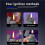 Smart Electric Lighter with Smart Voice Ignition, Windproof Type‑C Rechargeable Arc Lighter (A5) 3