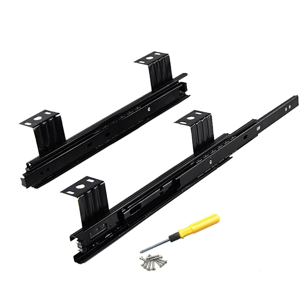 Keyboard Drawer Slides 40Kg Load Full Extension Ball Bearing Under Desk Tray Runners Smooth Glide 9073542109457