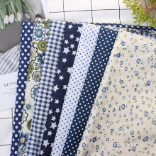 Australische Baumwoll-Batik-Stoffe 7-teiliges Set für DIY-Geldbörse & Kissenbezug