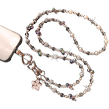 Elegant Crystal Pearl Phone Crossbody Chain for Women, Detachable Strap with Stylish and Functional Design