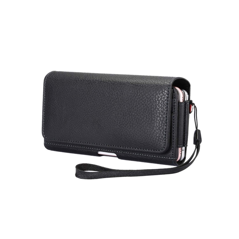 Leather Phone Holster With Magnetic Closure, Belt Clip Pouch For Samsung S23+ And Iphone 11 Pro Max 9330225441052