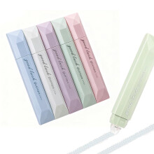 5 PCS Double Sided Tape Roller Set Pastel Colors Clean RollOn Adhesive for Scrapbooking Crafts