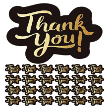Elegant Black Thank You Cards for Small Business 150 Pack with Envelopes, Customer Appreciation Notes