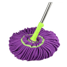 Microfiber Spin Mop 360 Swivel Self Wringing Floor Mop with Extendable Steel Handle for Hardwood Floors