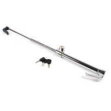 General Car Brake Lock Steering Wheel Lock Retractable Double Hook Car Clutch Pedal Lock Security