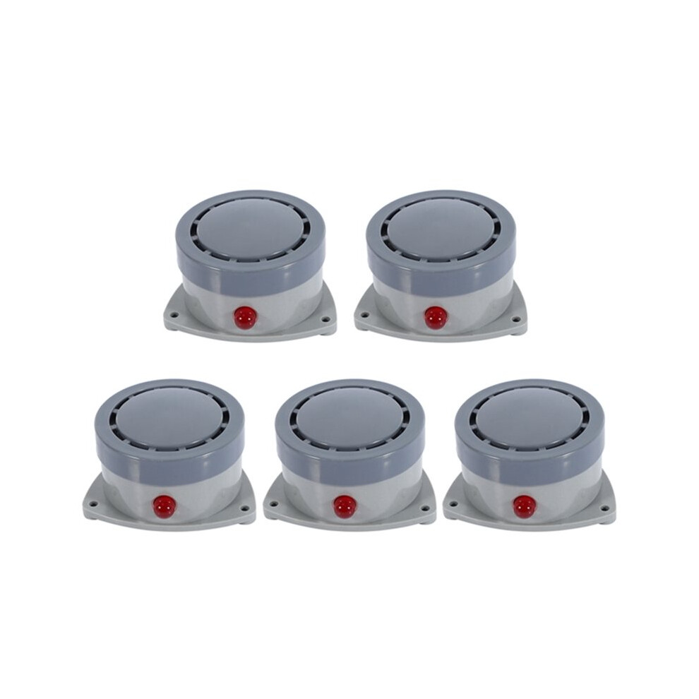 5Pcs Water Leak Detector Alarm 110Db Water Leakage Sensor For Basement For Pipe/Drain/Sink/Faucet Drip 6033809844920