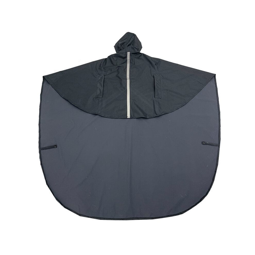 Disabled Electric Wheelchair Special Cloak Raincoat with Reflective Strip Windproof Rainproof Wheelchair Cover Navy