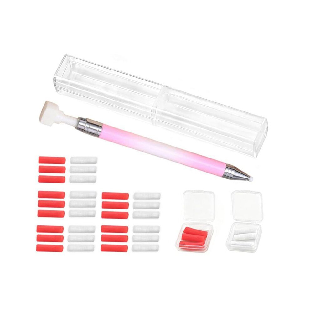 2025 New Refillable Wax Pen for Diamond Art, Nail DIY  with Ergonomic Grip, Gradient
