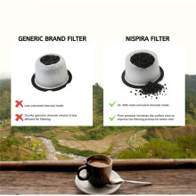 12pack Coffee Maker Water Filter Replacement for Cafe & GE Profile Grind & Brew Coffee Makers, Impurities & Odors
