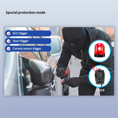 DIY Car Alarm System for DC12V Vehicles Enhanced Security with Adjustable Sensitivity 2