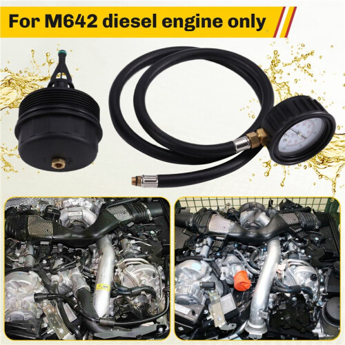 New Engine Oil Pressure Tester Gauge Meter for   M642  Engine 2