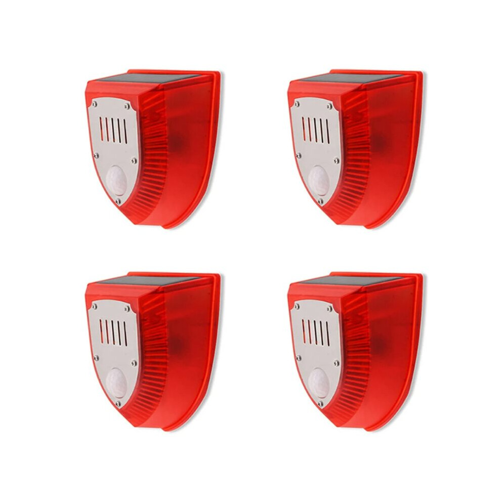 4X Alarm Animal Repellent Anti Wild Boar Drive Professional Alarm Anti-Theft Flashing Remote Control Siren Sensor Alarm 6031598842981