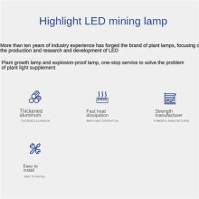 2X 200W 6500K Cool White Light LED Light for Mining Commercial Industry Market Warehouse Garage Industrial Workshop