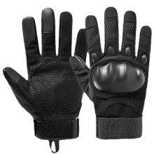 Tactical Gloves for Men Touchscreen Fingertip Control Hard Knuckle Motorcycle Riding Gloves XL