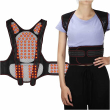 Magnetic Back Support Belt with Tourmaline Self Heating for Lower Back Pain Relief and Posture Correction XL