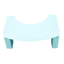 Foldable Toilet Stool for Adults, Ergonomic 7Inch Height, Load Capacity, AntiSlip, Green