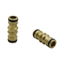 Brass Garden Hose Connector Set 20pcs, Durable Dual Way Quick Connect Fitting for Irrigation and Car Wash