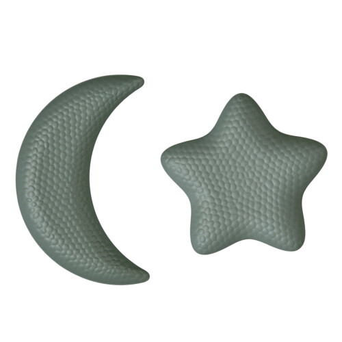 Ramadans Serving Tray Eid Mubarak Moon Star Shape Food-grey L