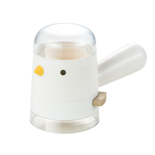 Salt Control Bottle With Press Button Pepper Shaker-White
