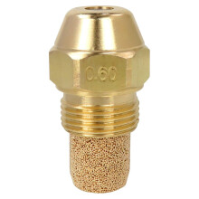 0.60 GPH 80 Degree Brass Type A Hollow Cone Oil Burner Nozzle for Precise Fuel Delivery and Easy Replacement