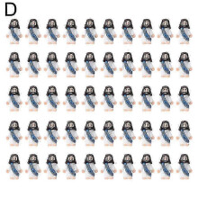 (Blue) 50 Pcs Mini Jesus Figures Easter Jesus Loves You Jesus Toys little Jesus Figures [jkw]