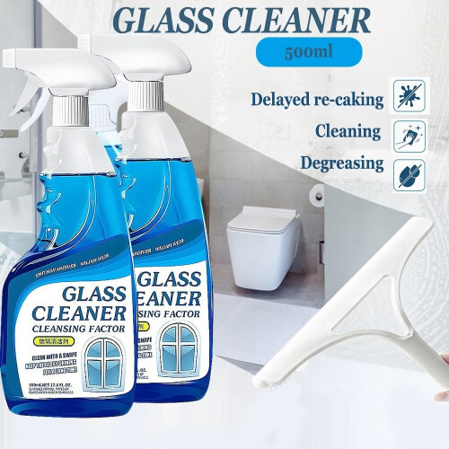 3x16.91Fl.oz Streak  Glass Cleaner for Windows and Mirrors, Fast Drying Multi Surface Use 2