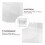 2pcs Acrylic Brochure Holder Clear Wall Mounted Document Organizer for Office Display and Storage 2