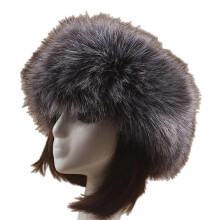 (COLOR 12) Faux Fur Headband with Elastic for Women Winter Earwarmer Ski Cold Earmuff