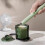 USB Rechargeable Arc Lighter Green Windproof Electric Candle Lighter with Safety Switch and LED Indicator 5