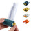 Wall Mounted Toothpaste Dispenser and Squeezer, Hands NoDrill Bathroom Holder, Orange 5