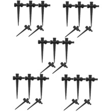 25pcs Garden Sprinkler Stakes for Lawn Irrigation, Durable Reusable Spikes with Stable Positioning
