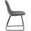 Seconique Marlow & Lukas Dining Set (X4 Chairs) Grey Velvet 11