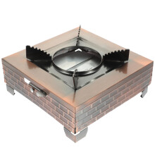 Portable Camping Stove Stainless Steel Outdoor Cooker with Stable Cooking Support for Hiking and Picnic
