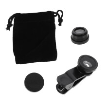 2 in 1 Phone Camera Lens Kit with Wide Angle, Fisheye and Macro Lenses for Smartphones