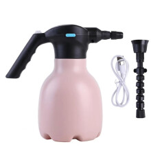 Electric Spray Bottle 2L Rechargeable Auto Spraying with 360 Adjustable Mist Control for Indoor Outdoor Plants Pink