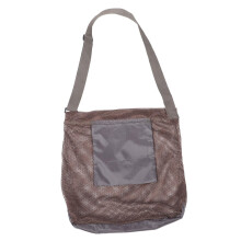 Mesh Foraging Bag Crossbody Mushroom Harvest Pouch with Breathable Mesh Fabric and Hands Design