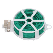 Plant Twist Tie 100m PE Garden Tie Twine with BuiltIn Cutter, Flexible Adjustable Plant Support