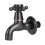 Pool Cleaning Mop Short Black Style, Compact Pool Maintenance Tool for Targeted Spot Cleaning 1