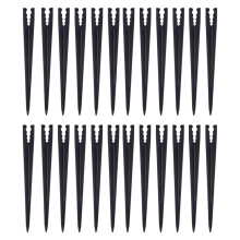 Drip Irrigation Stakes 100PCS Quick Tube Anchoring Garden Drip Line Holders Tool Installation