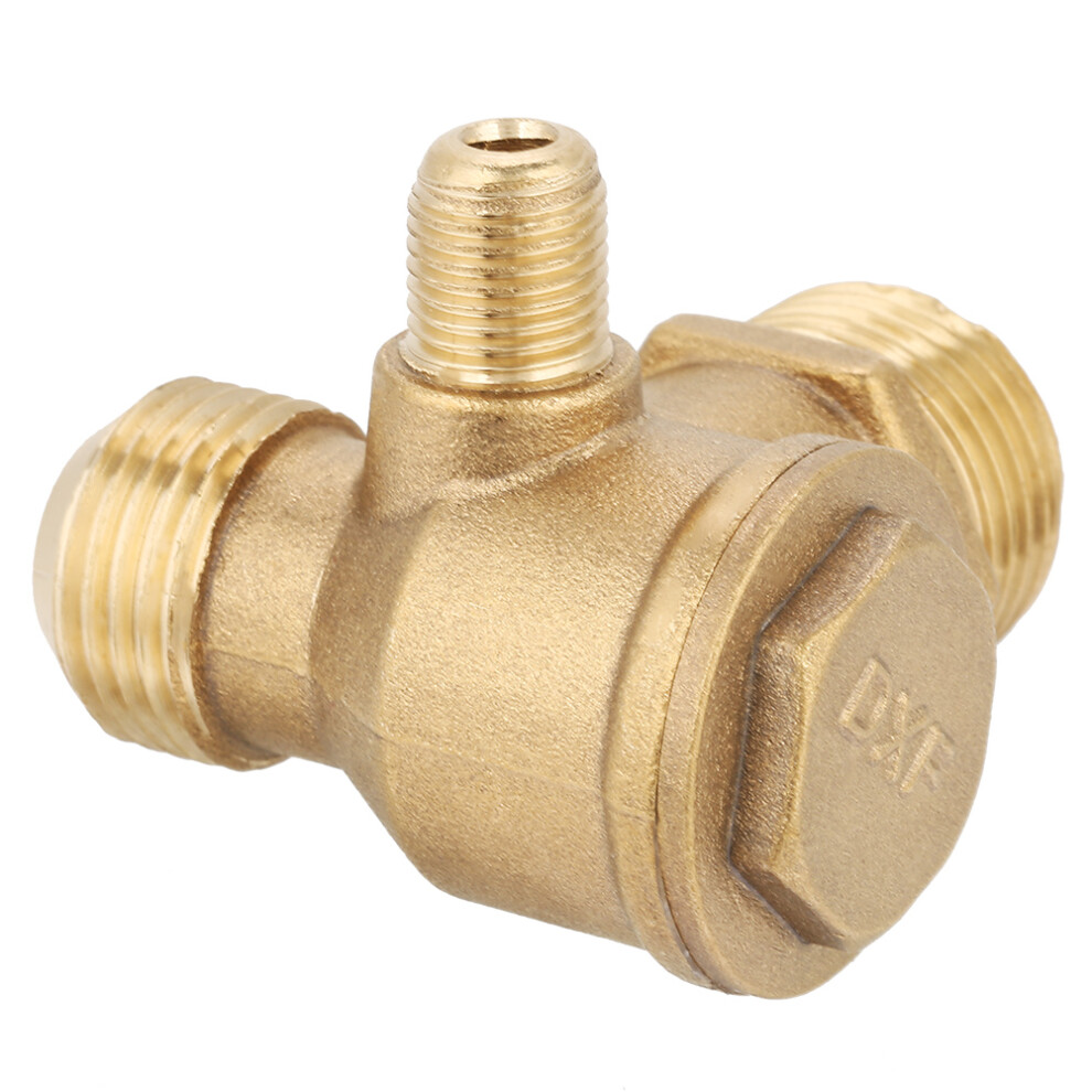 Brass Air Compressor Check Valve Male Thread 90 Degree Spare Parts 20X19x10mm 9441393740738