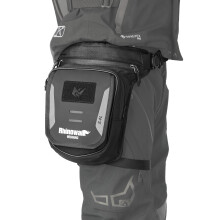 Motorcycle Leg Bag with Adjustable Straps, Waterproof 2.4L Drop Pouch for Riding, Travel, Hiking