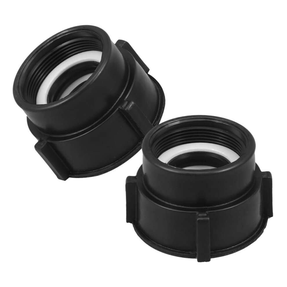 2Pcs Ibc Tote Adapter Set With Leakproof Seal For Durable Liquid Transfer And Quick Hose Connection 9073542113409