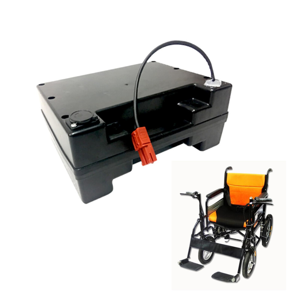 24V 10Ah Lithium Battery Pack for Electric Wheelchair, Long Runtime Power, Charger and Andersoncompatible Plug