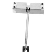 Stainless Steel Automatic Door Closer with Hidden Spring Buffer for Residential and Commercial Doors