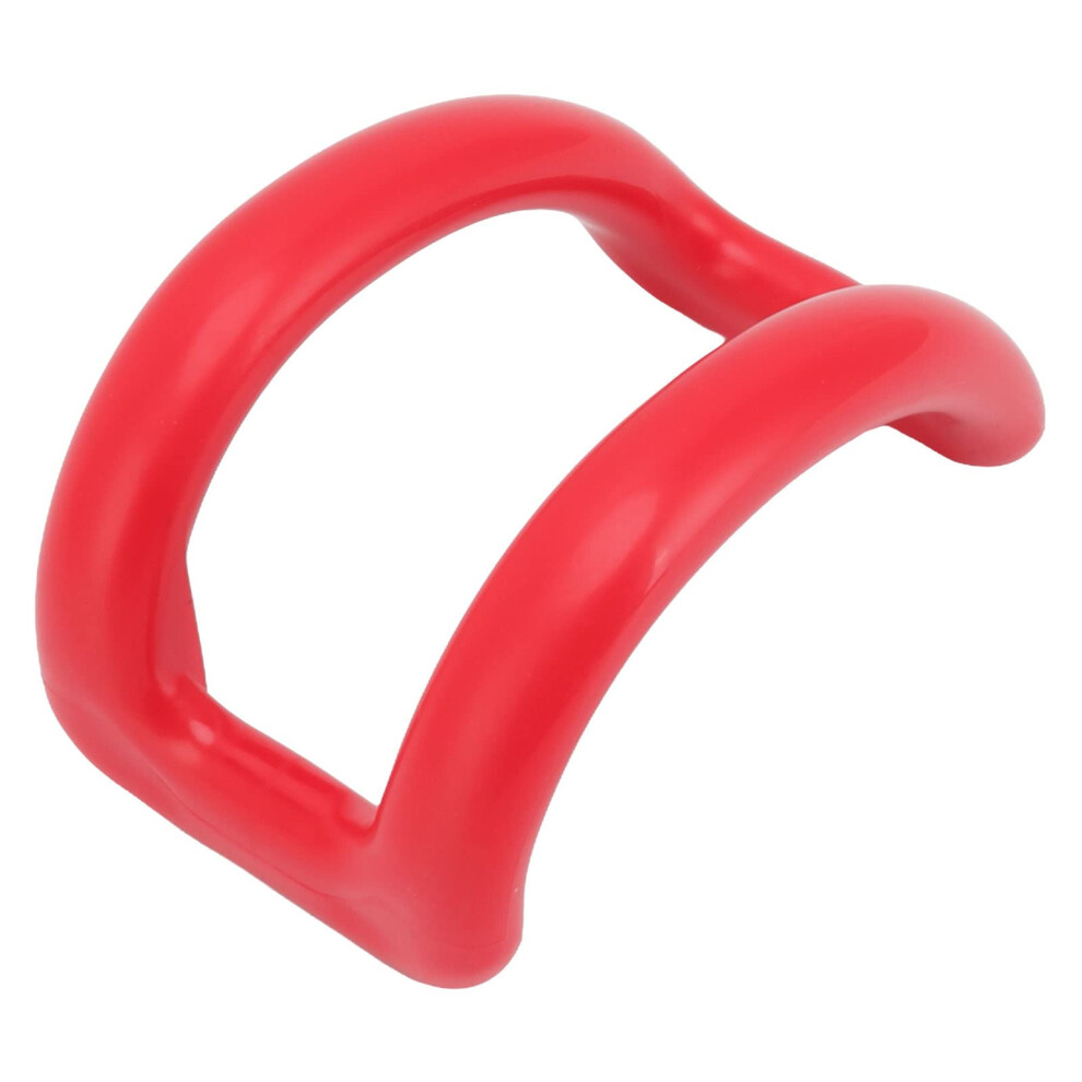 Red Cervical Traction Device Neck Stretcher Pillow For Neck Pain Relief And Spine Alignment